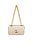 Bolsa Pequena Couro Metalcolor Alça Corrente Logo Luiza Barcelos Dourado - Imagem 1