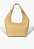 Bolsa Grande Maxi Hobo Couro Ziper Alça Metal Schutz Nude - Imagem 3