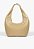 Bolsa Grande Maxi Hobo Couro Ziper Alça Metal Schutz Nude - Imagem 1