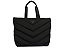 Bolsa Feminina Shopper Grande Multimaterial Ziper Schutz Preto - Imagem 1
