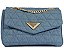 Bolsa Média Shoulder Alça Corrente Jeans Logo Schutz Azul - Imagem 1