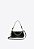 Bolsa Feminina Pequena Shoulder Vick Couro Croco Corrente Vicenza Preto - Imagem 3