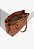 Bolsa Grande Tote Sally Couro Ziper Schutz Marrom - Imagem 4