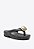 Chinelo Feminino Mirella Esfera Logomania Vicenza Preto - Imagem 2