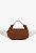 Bolsa Media Tiracolo Jack Couro Camurça Alça Metal Fivelas Schutz Coffee - Imagem 3