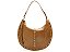 Bolsa Grande Rebite Couro Hobo Ziper Logomania Vicenza Camel - Imagem 1