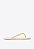 Chinelo Feminino Flat Flip Flops Apliques Estrelas Vicenza Off White - Imagem 1