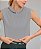 Regata Feminina Cropped Dry Estampa Gola Alto Giro - Imagem 2