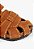 Mule Couro Camurça Rebites Fivela Schutz Camel - Imagem 5