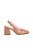 Scarpin Mary Jane Slingback Salto Alto Bloco Verniz Luiza Barcelos Rose - Imagem 2