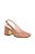 Scarpin Mary Jane Slingback Salto Alto Bloco Verniz Luiza Barcelos Rose - Imagem 1