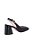 Scarpin Mary Jane Slingback Salto Alto Bloco Verniz Luiza Barcelos Preto - Imagem 3