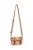 Bolsa Pequena Spikes Palha Fivela Shoulder Luiza Barcelos Camel - Imagem 5