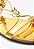Rasteira Flat Belluno Borboletas Apliques Metalcolor Vicenza Dourado - Imagem 5