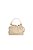 Bolsa Feminina Pequena Bucket Crossbody Tiras Couro Luiza Barcelos Nude - Imagem 3