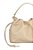Bolsa Feminina Pequena Bucket Crossbody Tiras Couro Luiza Barcelos Nude - Imagem 5