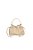Bolsa Feminina Pequena Bucket Crossbody Tiras Couro Luiza Barcelos Nude - Imagem 1