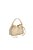 Bolsa Feminina Pequena Bucket Crossbody Tiras Couro Luiza Barcelos Nude - Imagem 2