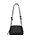 Bolsa Couro Shoulder Média Ziper Enfeites Matelasse Alça Nós Luiza Barcelos Preto - Imagem 1
