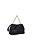 Bolsa Média Nos Enfeites Alça Corrente Dourada Couro Luiza Barcelos Preto - Imagem 2