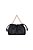 Bolsa Média Nos Enfeites Alça Corrente Dourada Couro Luiza Barcelos Preto - Imagem 3