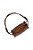 Bolsa Couro Shoulder Média Ziper Enfeites Matelasse Alça Nós Luiza Barcelos Coffee - Imagem 5