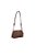 Bolsa Couro Shoulder Média Ziper Enfeites Matelasse Alça Nós Luiza Barcelos Coffee - Imagem 2