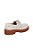 Mocassim Dockside Tratorado Cadarço Couro Luiza Barcelos Off White - Imagem 3