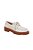 Mocassim Dockside Tratorado Cadarço Couro Luiza Barcelos Off White - Imagem 1