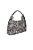 Bolsa Tote Grande Animal Print Zebra Couro Corrente Tag Thassia Naves Luiza Barcelos Preto - Imagem 2