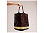 Bolsa Grande Shopper Tecido Tresse Logomania Vicenza Coffee - Imagem 1