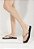 Chinelo Feminino Flat Flops Strass Bico Quadrado Schutz Preto - Imagem 7