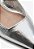 Scarpin Metalcolor Servia Slingback Bico Fino Salto Taça Vicenza Prata - Imagem 6
