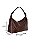 Bolsa Grande Couro Croco Ziper Tote Thassia Naves Luiza Barcelos Coffee - Imagem 6