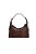 Bolsa Grande Couro Croco Ziper Tote Thassia Naves Luiza Barcelos Coffee - Imagem 3