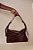 Bolsa Grande Couro Croco Ziper Tote Thassia Naves Luiza Barcelos Coffee - Imagem 7