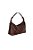 Bolsa Grande Couro Croco Ziper Tote Thassia Naves Luiza Barcelos Coffee - Imagem 2