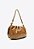 Bolsa Media Shoulder Harper Alça Corrente Couro Ziper Logo Vicenza Camel - Imagem 2