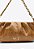 Bolsa Media Shoulder Harper Alça Corrente Couro Ziper Logo Vicenza Camel - Imagem 5