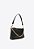 Bolsa Feminina Laís Pequena Tiracolo Corrente Alça Couro Vicenza Preto - Imagem 2