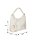 Bolsa Tote Médio Enfeites Alça Tresse Couro Luiza Barcelos Off White - Imagem 6