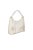 Bolsa Tote Médio Enfeites Alça Tresse Couro Luiza Barcelos Off White - Imagem 2