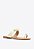Chinelo Rasteira Flat Belluno Verniz Perola Dedo Vicenza Off White - Imagem 3