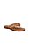 Chinelo Feminino Dedos Couro Tresse Aplicações Metal Luiza Barcelos Camel - Imagem 1