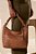 Bolsa Tote Médio Enfeites Alça Tresse Couro Luiza Barcelos Camel - Imagem 6