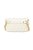Bolsa Pequena Couro Metalassê Alça Corrende Logo Luiza Barcelos Off White - Imagem 3