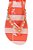 Chinelo Feminino Flip Flop Injetado Apliques Metal Luiza Barcelos Laranja - Imagem 5