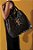 Bolsa Grande Hobo Couro Logomania Spikes Tresse Luiza Barcelos Preto - Imagem 7