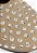 Sapatilha Feminina Sabrina Studs Fivela Camurça Rebite Strass Schutz Fendi - Imagem 5