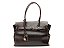 Bolsa Grande Couro Fivela Tote Tag Logomania Vicenza Coffee - Imagem 1